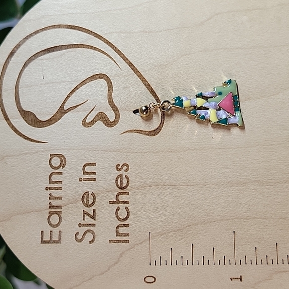 🔥LAST PAIR🔥 White Rabbit in Wonderland Drop Earrings, S925 - Picture 2 of 4